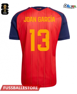 Günstige Spanien Joan Garcia #13 Heimtrikot WM 2026 Kurzarm